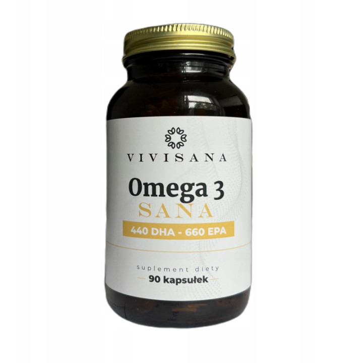 Omega-3 SANA, 90 kapsułek suplement diety - Vivisana