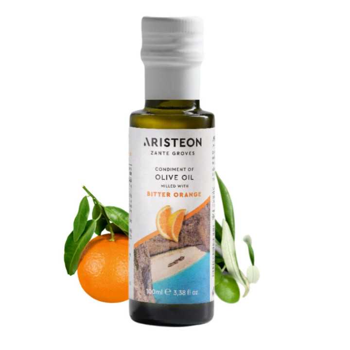 Oliwa z oliwek  z dodatkiem gorzkiej pomarańczy 100 ml ARISTEON