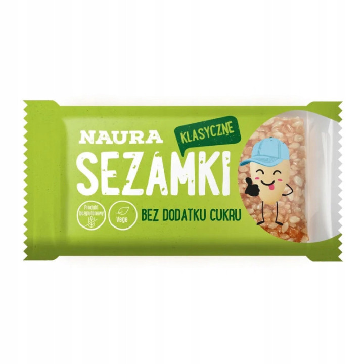Sezamki bez dodatku cukru Naura