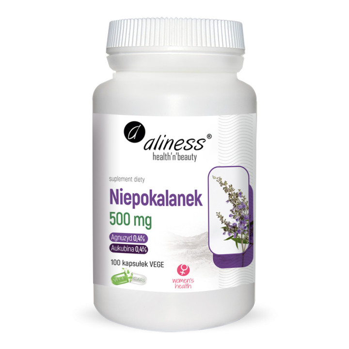 Niepokalanek 500 mg, 100 kapsułek suplement diety - Aliness