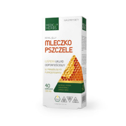Mleczko pszczele 3,5% 10-HDA, 40 kapsułek suplement diety - MEDICA HERBS