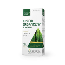 Krzem organiczny z bambusa 350 mg, 60 kapsułek suplement diety - MEDICA HERBS