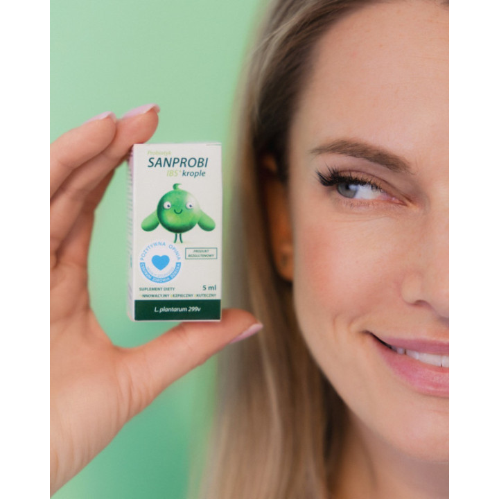 Sanprobi IBS – Probiotyk w Kroplach dla Dzieci Zdrowa Flora Bakteryjna