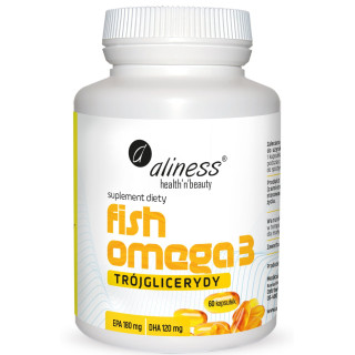 Fish Omega-3 Trójglicerydy 60 kaps. – EPA i DHA | Aliness