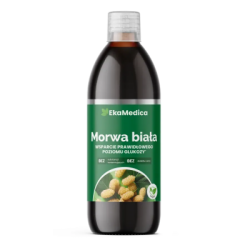 Morwa Biała suplement diety w formie płynnej 500 ml - EkaMedica