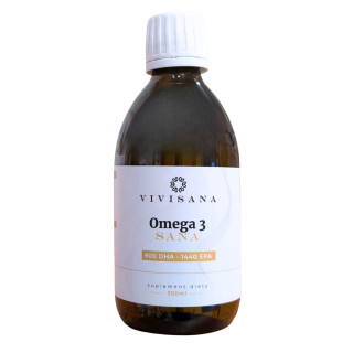 Vivisana Omega 3 Sana w butelce 300 ml suplement diety odporność