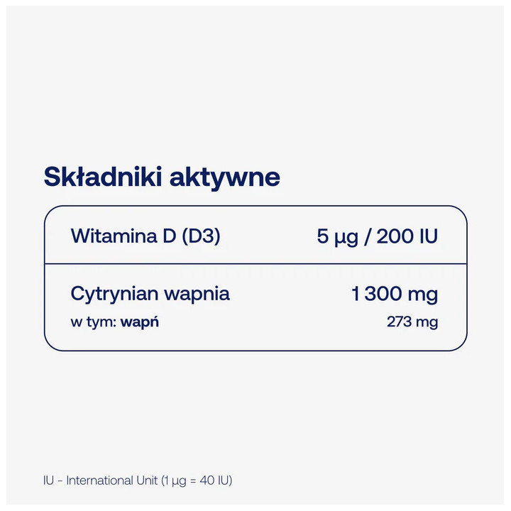 F-CALCIUM (wapń) z witaminą D3 Formeds 60 porcji suplement diety