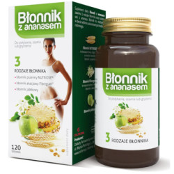Błonnik z ananasem 120 tabletek COLFARM suplement diety