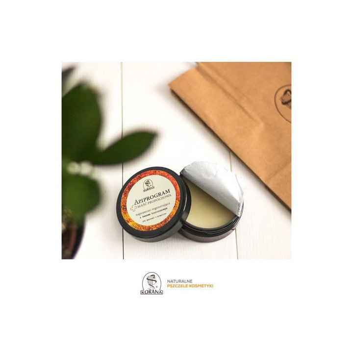Maść propolisowa 20% z kwasem hialuronowym 50 ml – Korana