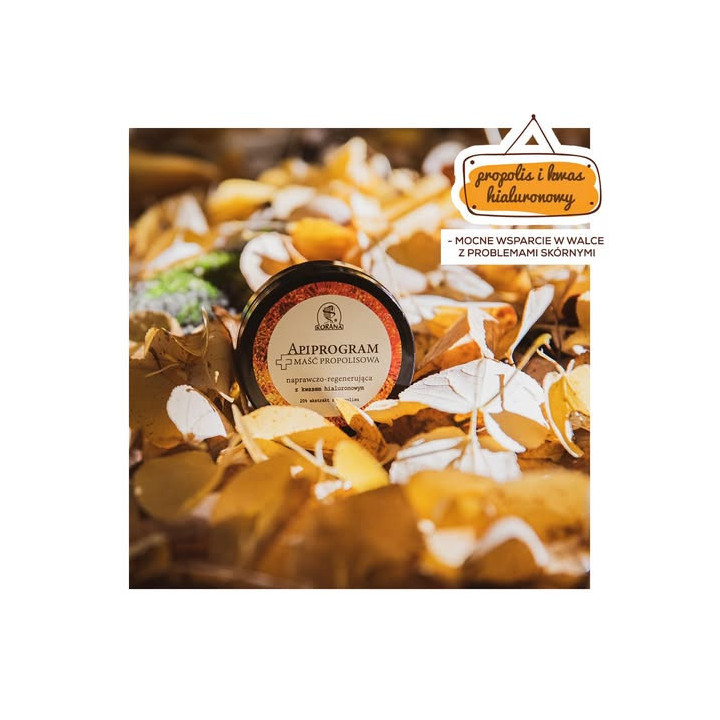 Maść propolisowa 20% z kwasem hialuronowym 50 ml – Korana