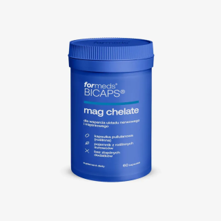 BICAPS Mag Chelate 60 kapsułek suplement diety - Formeds