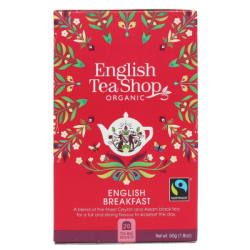 BIO herbata czarna English Breakfast 20 saszetek (50 g) - English Tea Shop Organic