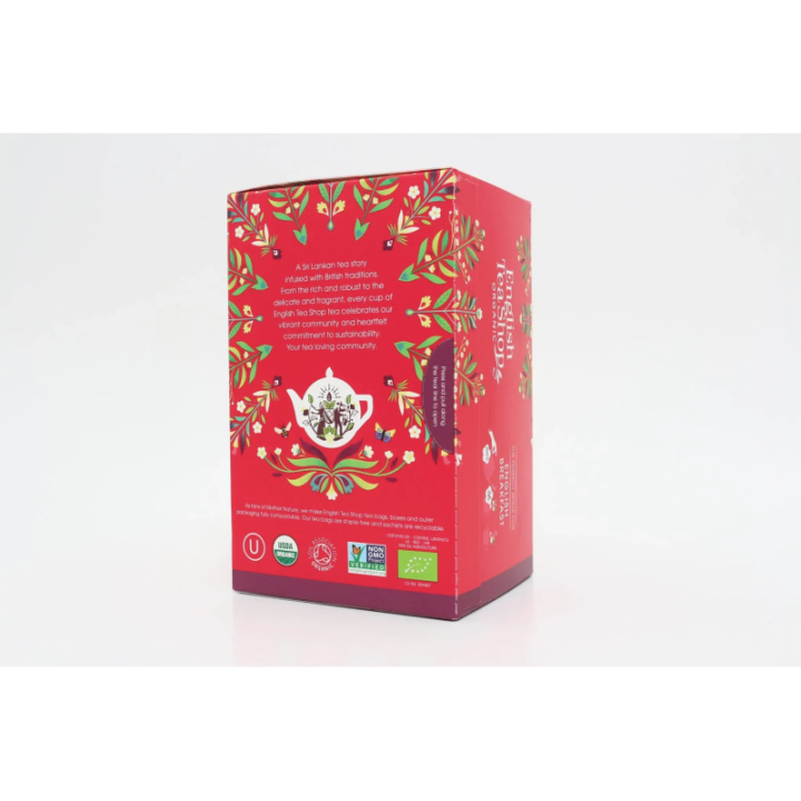 BIO herbata czarna English Breakfast 20 saszetek (50 g) - English Tea Shop Organic
