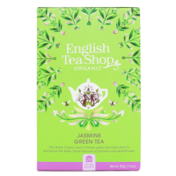 BIO herbata zielona z jaśminem 20 saszetek 40 g - English Tea Shop