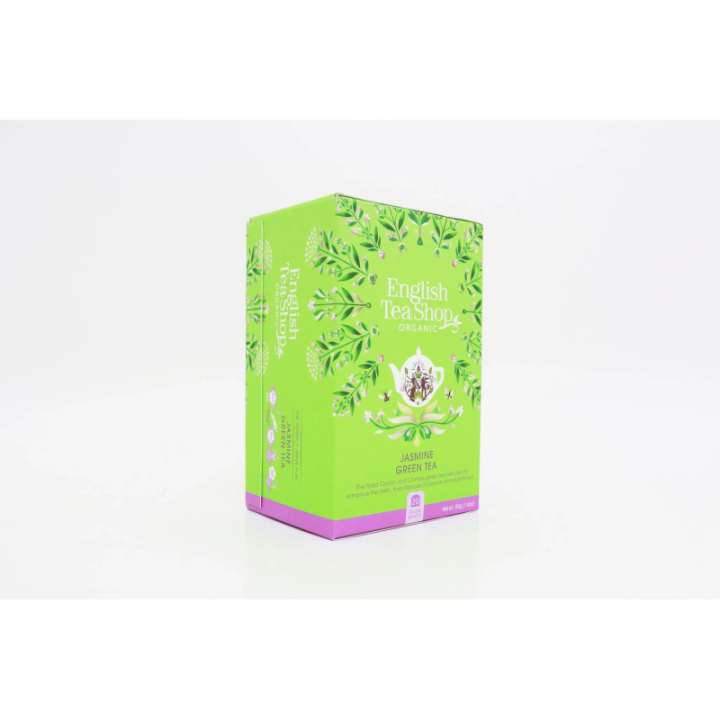 BIO herbata zielona z jaśminem 20 saszetek 40 g - English Tea Shop