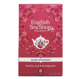 Herbata Rooibos, Acai & Pomegranate 20 saszetek 30 g - English Tea Shop Organic