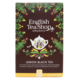 Herbata Lemon Black Tea 20 saszetek 35 g - English Tea Shop Organic