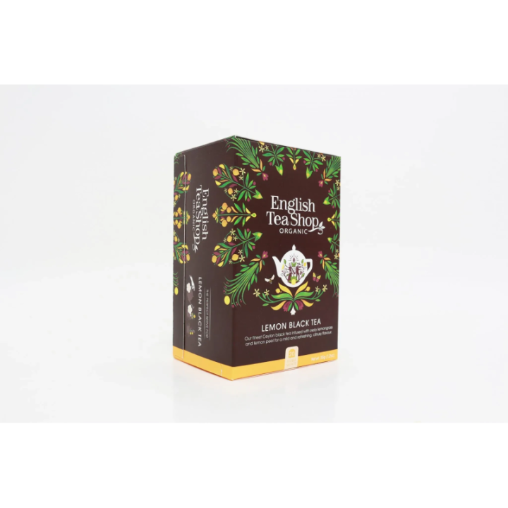 Herbata Lemon Black Tea 20 saszetek 35 g - English Tea Shop Organic