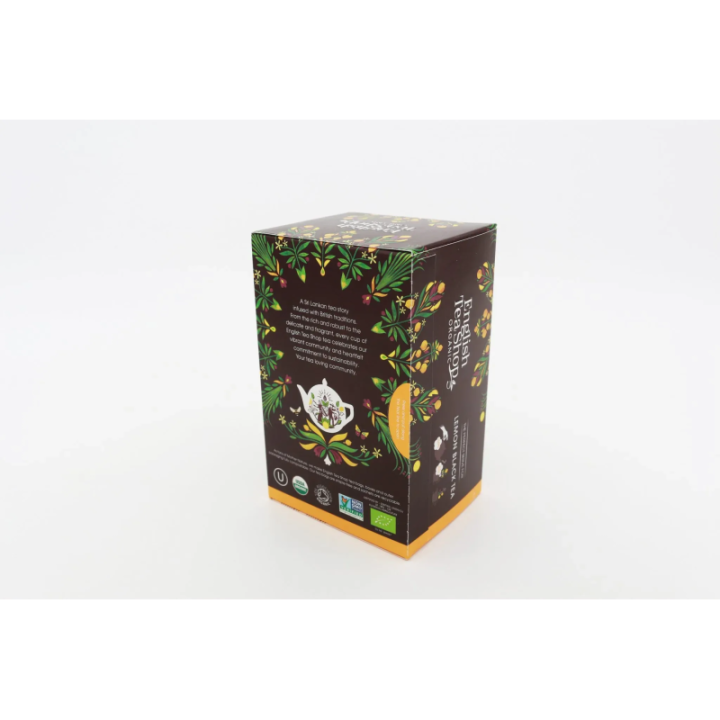 Herbata Lemon Black Tea 20 saszetek 35 g - English Tea Shop Organic