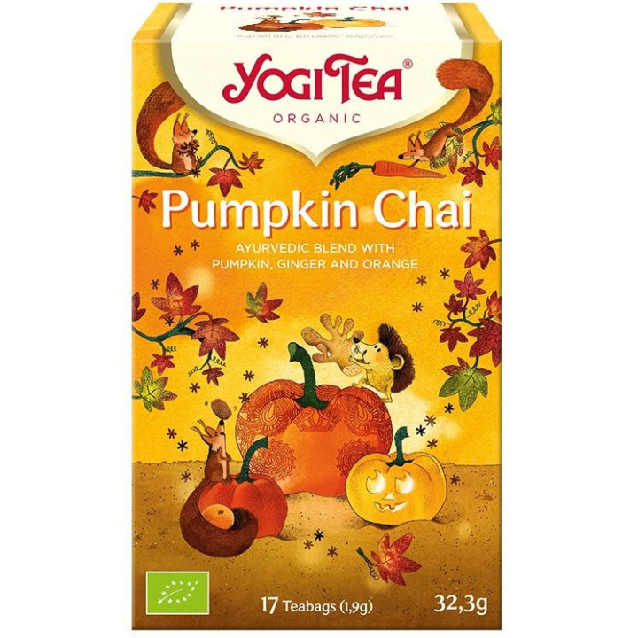 Herbatka Dyniowa (Pumpkin Chai) BIO 17 saszetek (32,3 g) – Yogi Tea