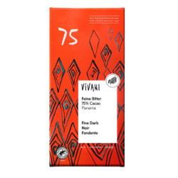 Czekolada gorzka 75% BIO 80 g – Vivani