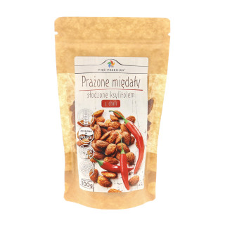 Prażone migdały z ksylitolem i chili 100 g - Pięć Przemian