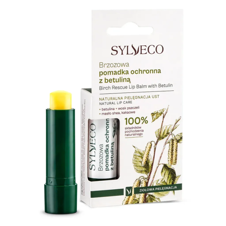 Brzozowa pomadka ochronna z betuliną do ust - Sylveco 4,6 g