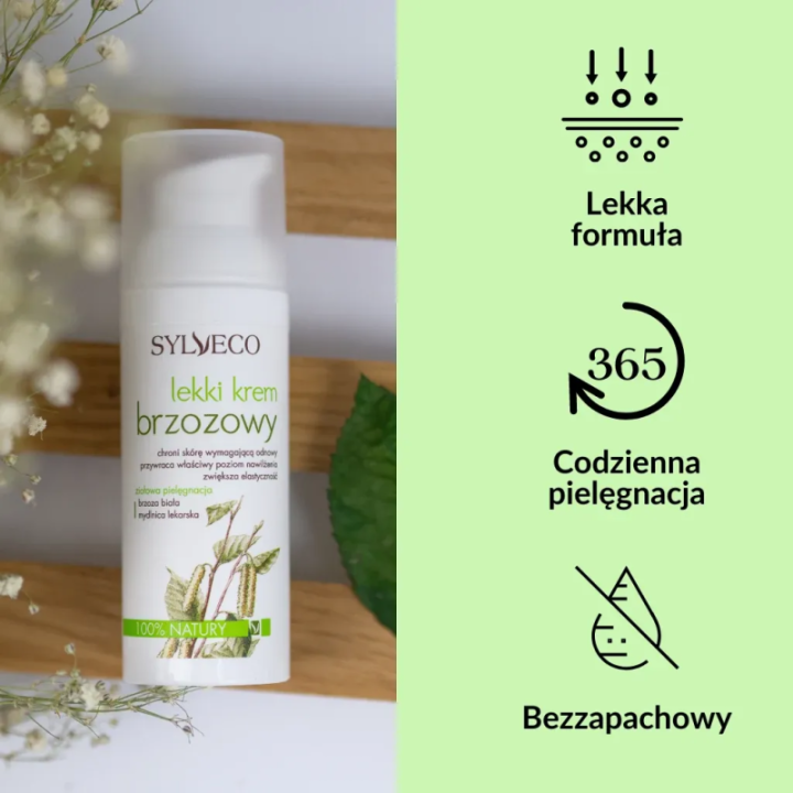 Sylveco lekki krem brzozowy hipoalergiczny 50 ml
