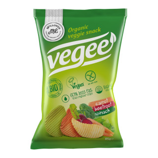 Chipsy warzywne bezglutenowe BIO 85 g - McLLOYD'S