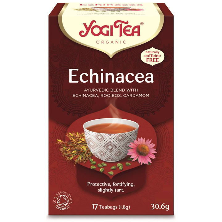 Yogi Tea Echinacea BIO – herbatka z jeżówką i rooibosem