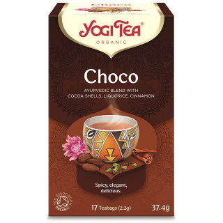 BIO herbata Choco - czekoladowa (17 saszetek x 2,2 g) 37,4 g - Yogi Tea
