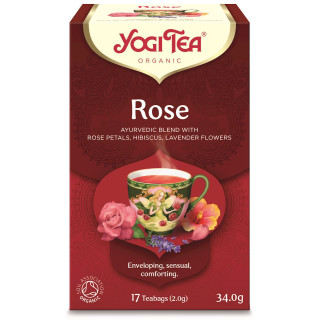 BIO herbata Tao Rose - róża (17 saszetek x 2 g) 34 g - Yogi Tea