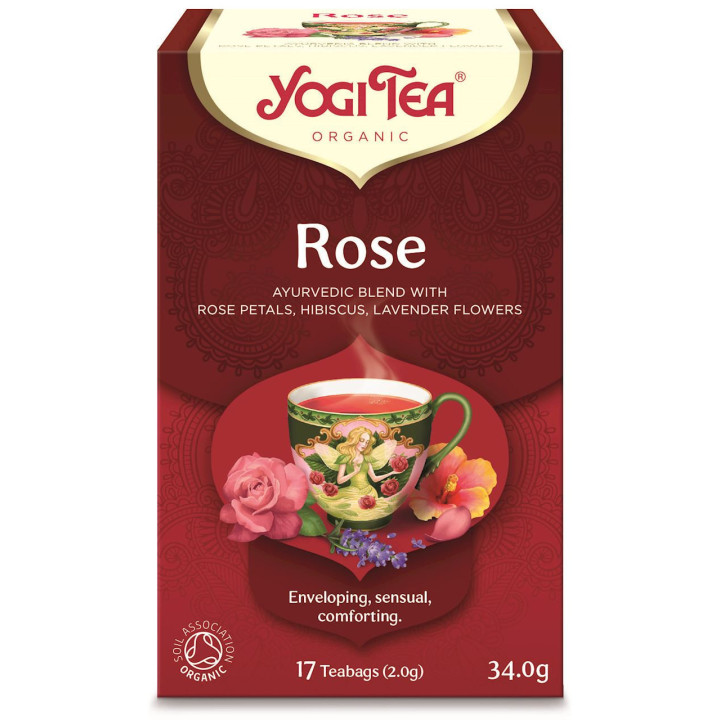 BIO herbata Tao Rose - róża (17 saszetek x 2 g) 34 g - Yogi Tea