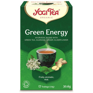 BIO herbata Green Energy (17 saszetek x 1,8 g) 30,6 g - Yogi Tea