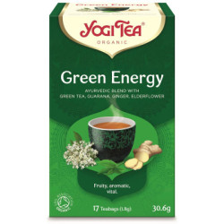 BIO herbata Green Energy (17 saszetek x 1,8 g) 30,6 g - Yogi Tea