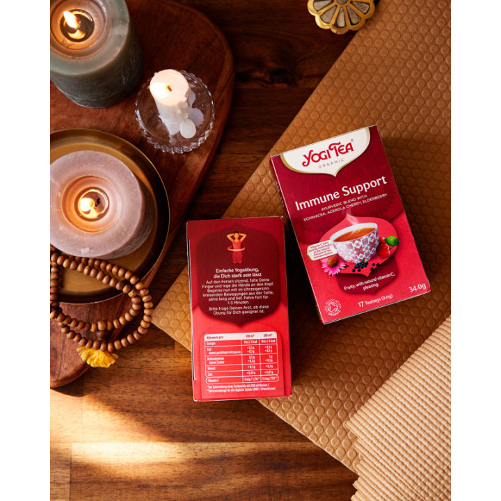 BIO herbata na odporność Immune Support (17 saszetek x 2 g) 34 g - Yogi Tea