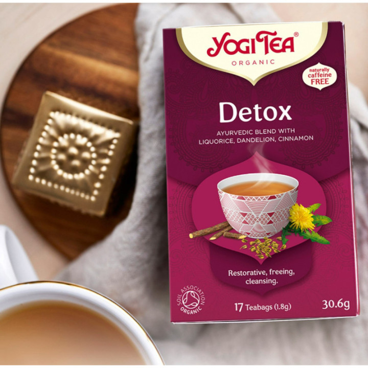 BIO herbata Detox (17 x 1,8 g) 30,6 g - Yogi Tea