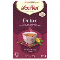 BIO herbata Detox (17 x 1,8 g) 30,6 g - Yogi Tea