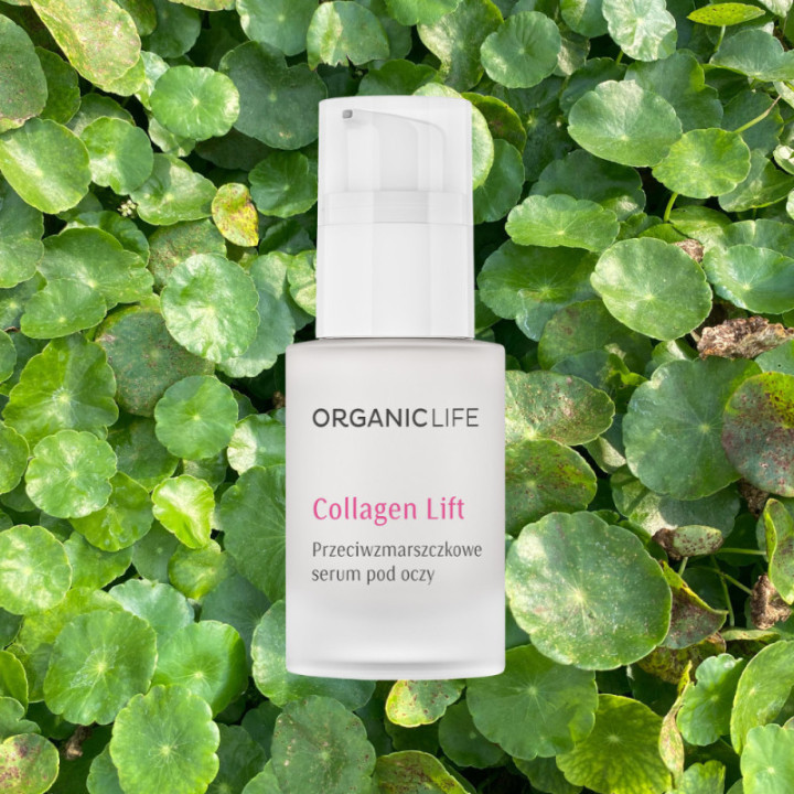 Przeciwzmarszczkowe serum pod oczy Collagen Lift Organic Life 15 g