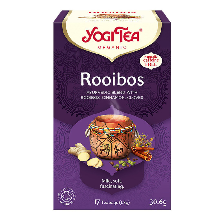 Herbatka Rooibos BIO (17 saszetek x 1,8 g) 30,6 g - Yogi Tea