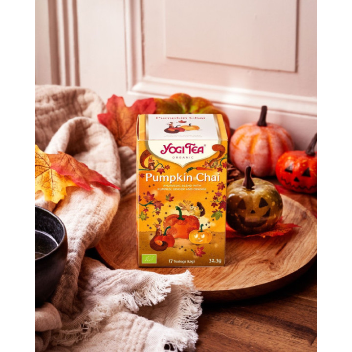 Herbatka Dyniowa (Pumpkin Chai) BIO 17 saszetek (32,3 g) – Yogi Tea
