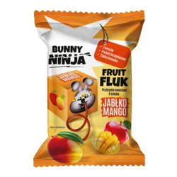 Fruit fluk o smaku jabłka i mango przekąska owocowa Bunny Ninja 15 g