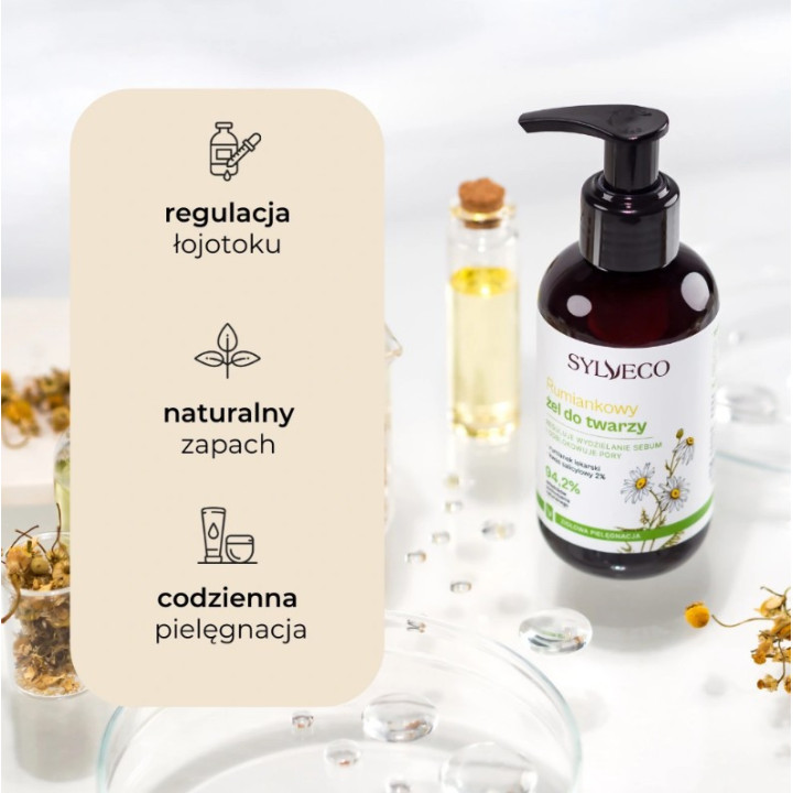 Rumiankowy żel do mycia twarzy hipoalergiczny Sylveco 150 ml