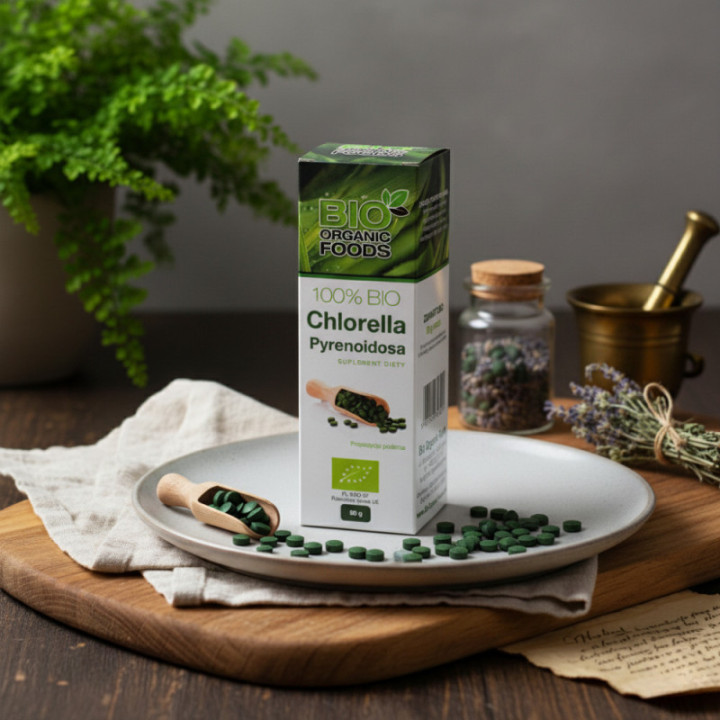 Chlorella Pyrenoidosa BIO Organic Foods 80 g
