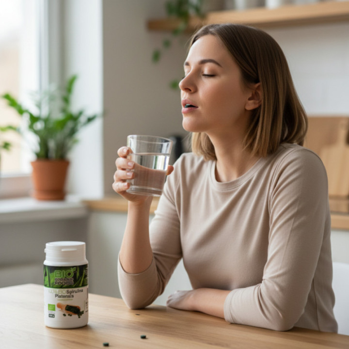 BIO Spirulina Platensis – 1200 Tabletek, Naturalne Wsparcie Zdrowia