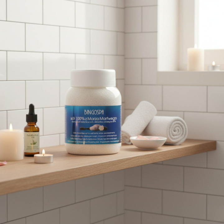 Sól 100% z Morza Martwego 1250 g BINGOSPA Dead Sea