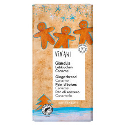 Czekolada Gianduja z kawałkami piernika i karmelu BIO 100 g - Vivani