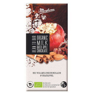Czekolada mleczna „Pieczone jabłko” BIO 100 g - Meybona