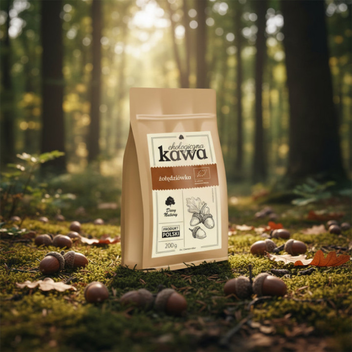 Kawa z żołędzi BIO Dary Natury – ekologiczna kawa