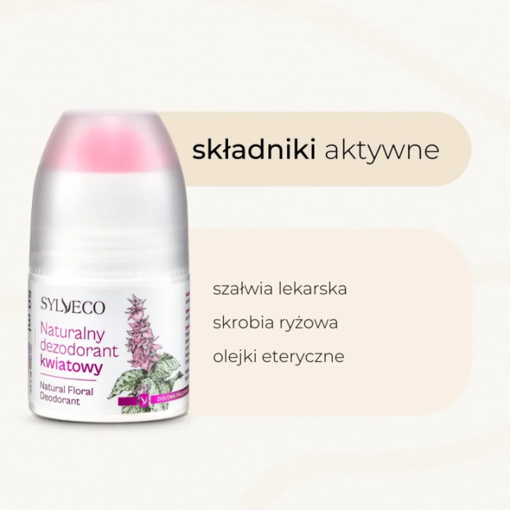 Dezodorant naturalny - kwiatowy 50ml SYLVECO
